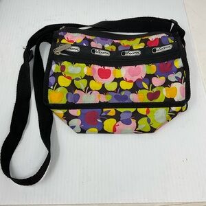 LeSportsac Colorful Apple Print small Crossbody Bag